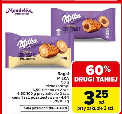 Rogal Milka Choco Croissant promocja w Carrefour