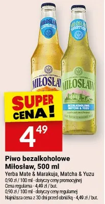 Piwo bezalkoholowe Miłosław promocja w Twój Market