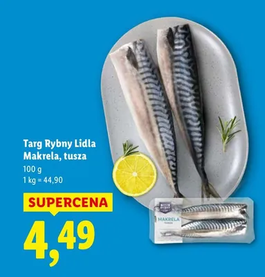 Makrela, tusza promocja w Lidl