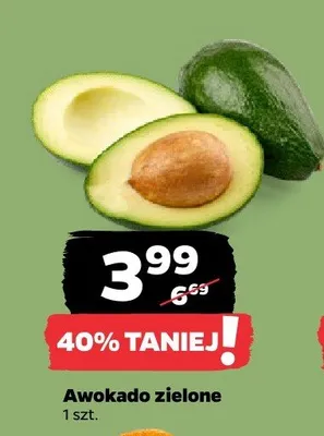 Awokado zielone promocja w Netto