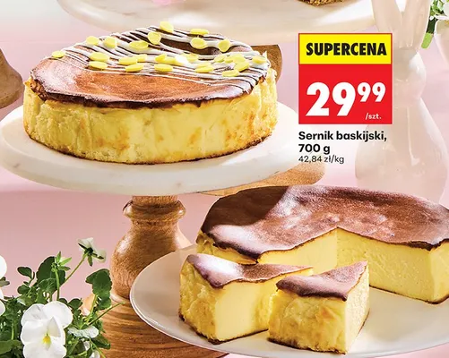Sernik baskijski promocja w Biedronka