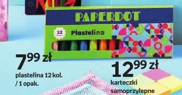 Plastelina PAPERDOT 12 kolorów promocja w Empik