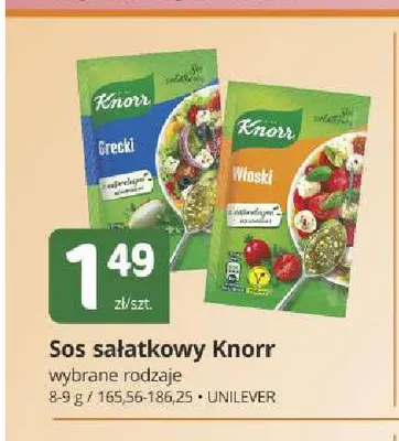Sos sałatkowy grecki Knorr promocja w Marketvita