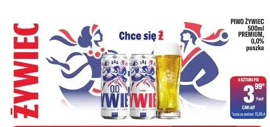 Piwo Żywiec Premium promocja w Tomi Markt