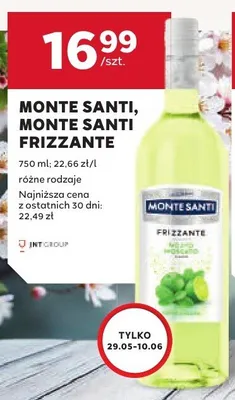 Wino Monte Santi promocja w Stokrotka