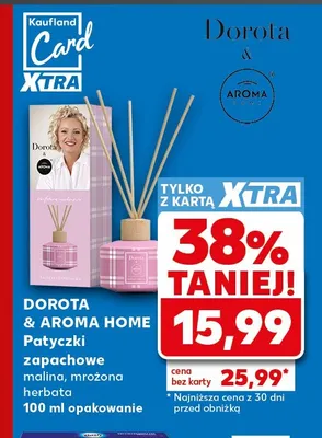 Patyczki zapachowe mrożona herbata Dorota & Aroma Home promocja w Kaufland