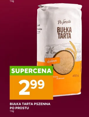 Bułka tarta pszenna promocja w Stokrotka