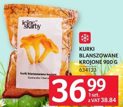 Kurki blanszowane krojone promocja w Selgros
