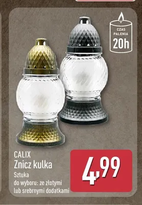 Znicz kulka Calix promocja w Aldi
