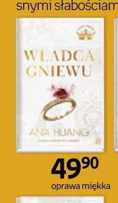 Książka Władca gniewu Ana Huang promocja w Empik