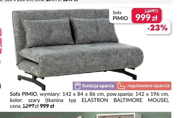 Sofa PIMIO promocja w Salony Agata