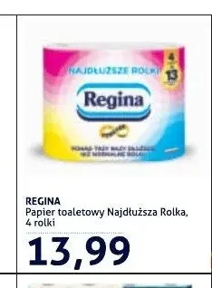 Papier toaletowy Regina Najdłuższa Rolka promocja w Blue Stop