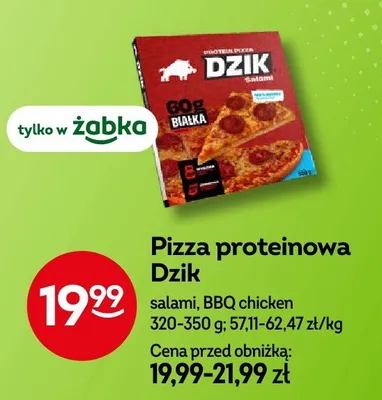 Pizza proteinowa spicy chicken FREIBERGER promocja w Żabka