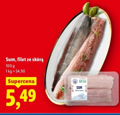 Sum, filet ze skórą promocja w Lidl