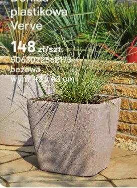 Donica plastikowa Verve promocja w Castorama