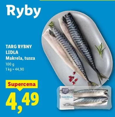 Makrela, tusza promocja w Lidl