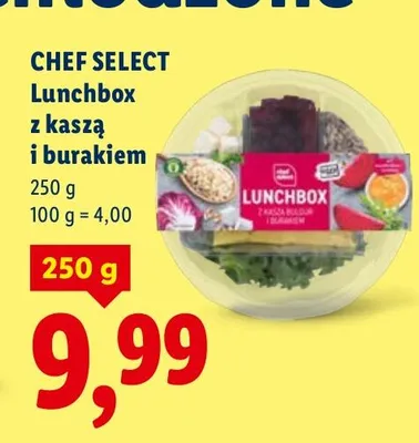 Lunchbox z kaszą i burakiem promocja w Lidl