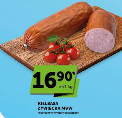 Kiełbasa żywiecka M&W promocja w Groszek