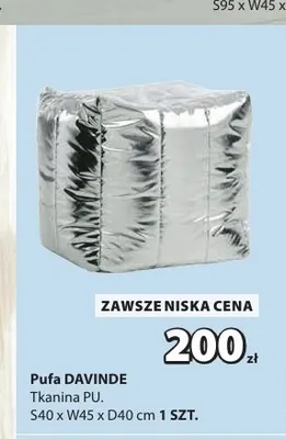 Pufa Davinde promocja w Jysk
