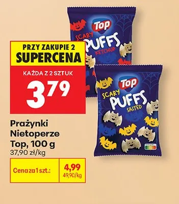Prażynki Nietoperze Top promocja w Biedronka