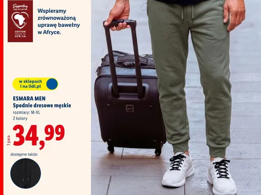 Spodnie dresowe męskie  promocja w Lidl