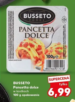 Pancetta dolce w kostkach promocja w Kaufland