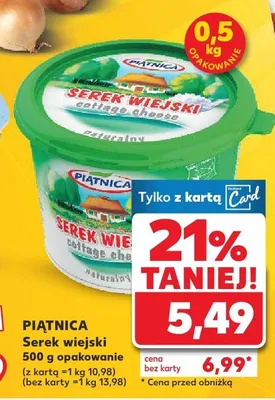Serek wiejski promocja w Kaufland