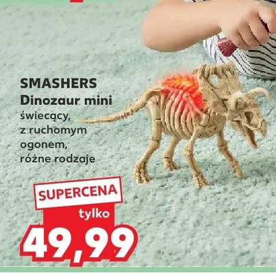 Dinozaur mini świecący  promocja w Kaufland