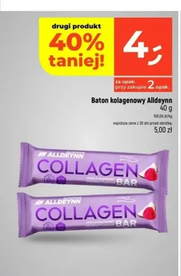 Baton kolagenowy Alldeynn promocja w Dealz