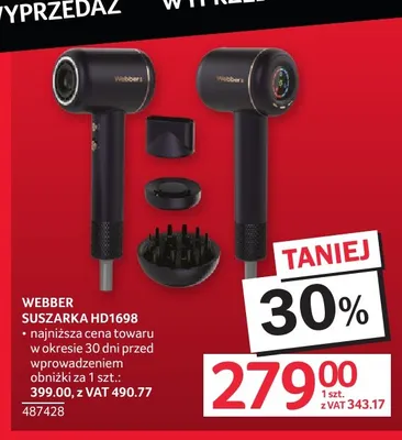 Suszarka HD1698 Webber promocja w Selgros
