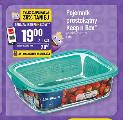 Pojemnik prostokątny Luminarc Keep'n Box 1220 ml promocja w POLOmarket