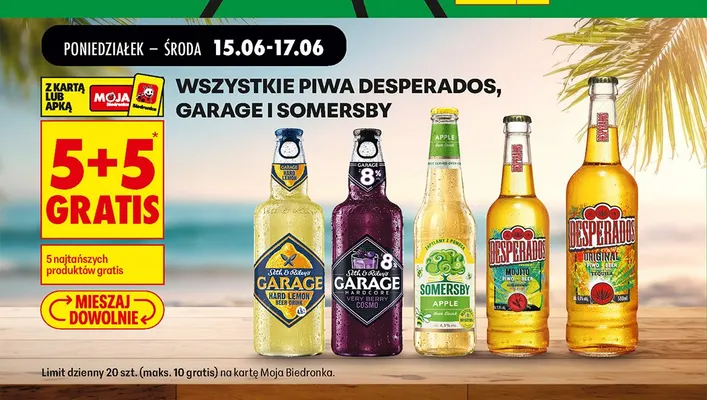 Piwo Garage Hardcore Very Berry Cosmo promocja w Biedronka