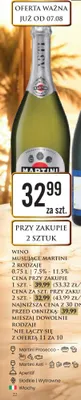 Wino musujące Martini Asti promocja w Dino