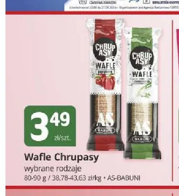 Wafle Chrupasy promocja w Marketvita