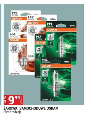 Żarówki samochodowe Osram promocja w Merkury Market