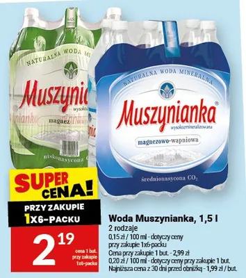 Woda Muszynianka promocja w Twój Market