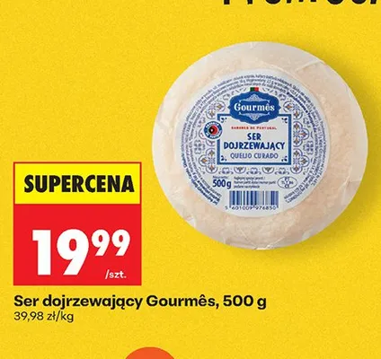 Ser dojrzewający Gourmês promocja w Biedronka