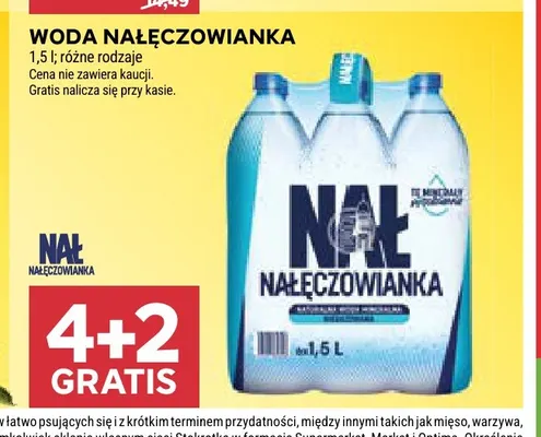 Woda Nałęczowianka promocja w Stokrotka