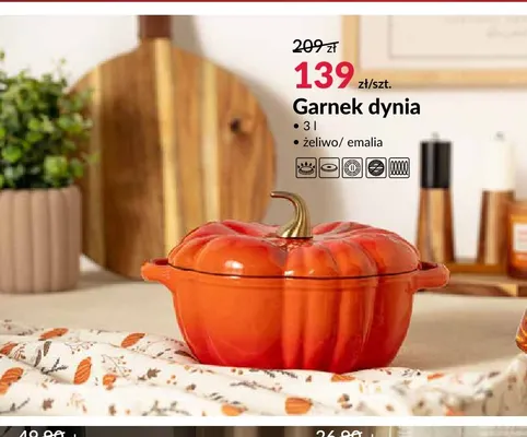 Garnek dynia 3 l promocja w Salony Agata