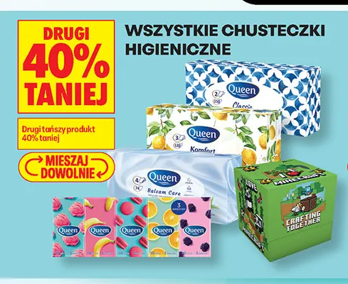 Chusteczki higieniczne promocja w Biedronka