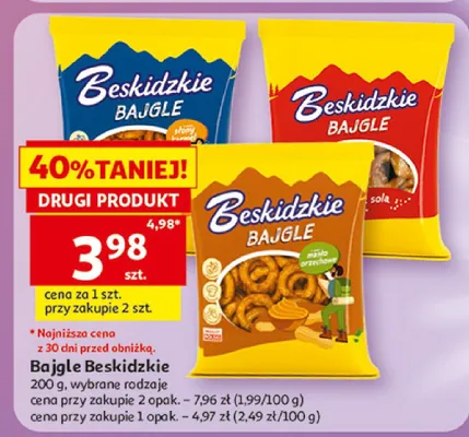 Bajgle Beskidzkie promocja w Auchan
