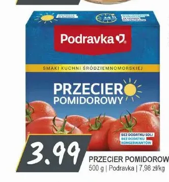 Przecier pomidorowy Podravka promocja w Słoneczko