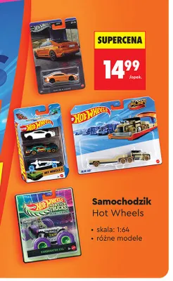 Samochodzik Hot Wheels skala: 1:64 promocja w Biedronka