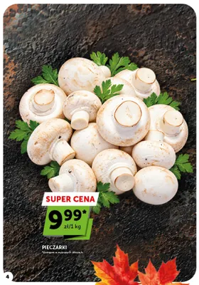 Pieczarki promocja w Groszek