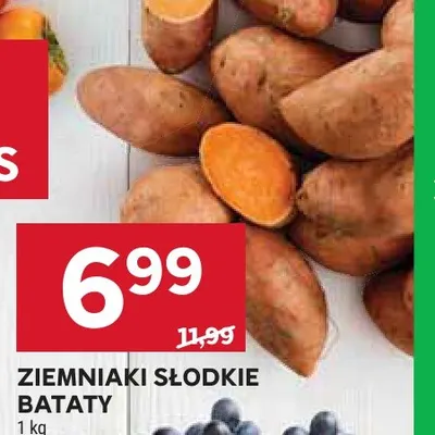 Ziemniaki słodkie bataty promocja w Stokrotka