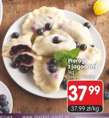 Pierogi z jagodami Sekret Smaku promocja w Market Point