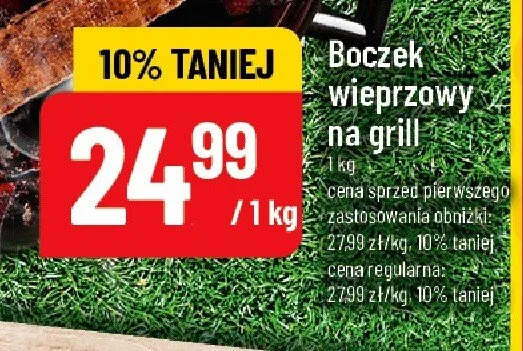 Boczek wieprzowy na grill Bif Foodie promocja w POLOmarket