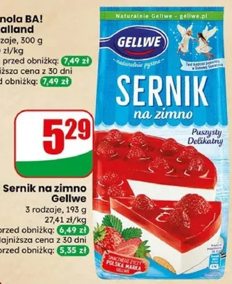 Sernik na zimno 3 rodzaje promocja w Dino
