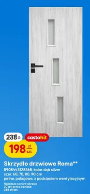 Skrzydło drzwiowe Roma promocja w Castorama