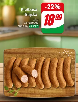 Kiełbasa Śląska promocja w Dino